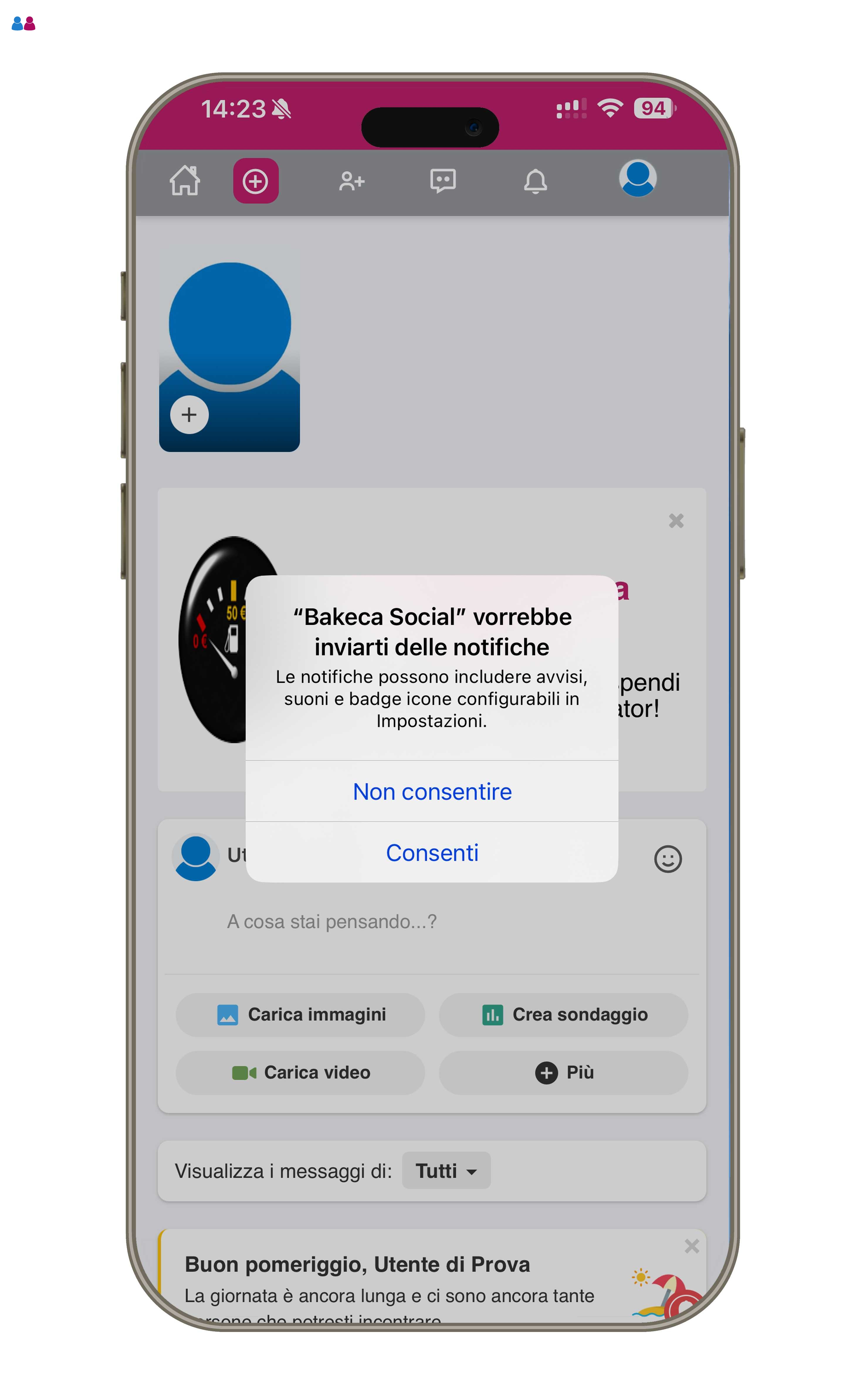 Notifiche sistema